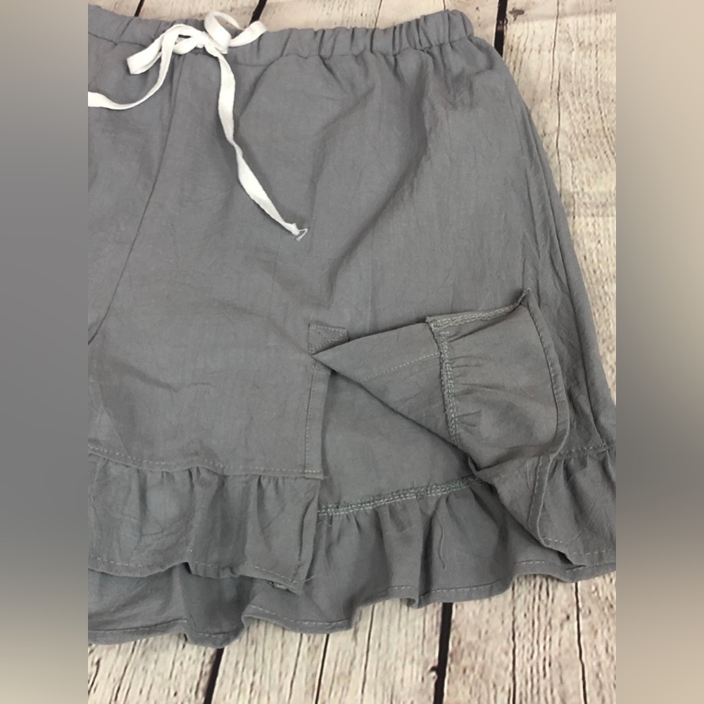 NEW*Boho Slit Drawstring Shorts - Picture 6 of 6
